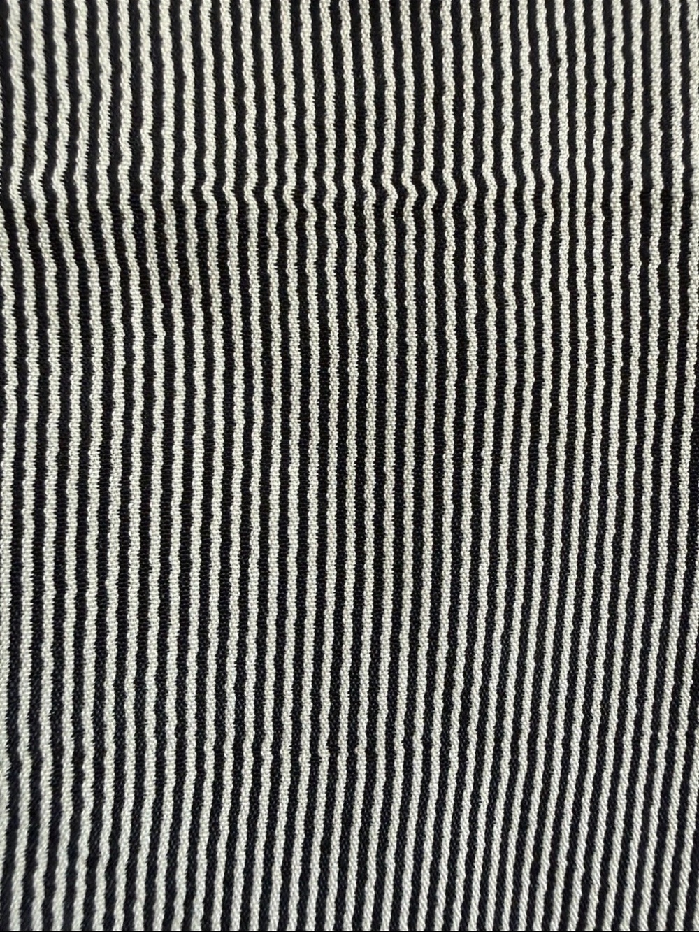 Vintage 90s Ribbed Apparel Fabric Beige Black 10 yards L x 46"W Medium Weight